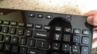 Logitech K360 Wireless Keyboard Review and Demo