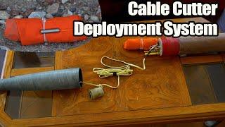 High Altitude Rocket Cable Cutter Deployment Assembly