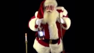 Santa in window projection loop