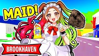 Bella Becomes A MAID in Brookhaven!