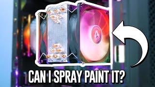 Painting A CPU Cooler | DIY MOD