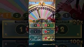 10X Chance at Monopoly Live By Evolution Games Gambling Big Win