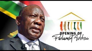 President Cyril Ramaphosa addresses the Opening of Parliament 2024