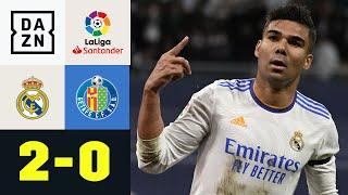 Casemiro macht den Benzema! Real ist weiter in Topform: Real Madrid - Getafe 2:0 | LaLiga | DAZN