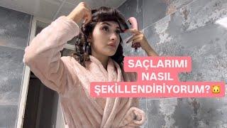 TÜRKÇE ASMR / YARIM GÜNLÜK VLOG / SAÇLARIMI NASIL ŞEKİLLENDİRİYORUM ‍️/ FISILTI