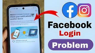 waiting for approval instagram problem | check your notification on another device Facebook