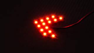 LED Arrows for Car Side Mirror Turn Signal