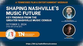 Shaping Nashville's Music Future: Key Findings from the Greater Nashville Music Census