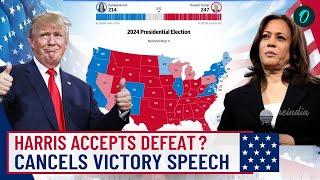 Kamala Harris Admits Defeat; Cancels Florida Speech as Trump Dominates Election Night | US Elections