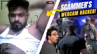 HACKER EXPOSES SCAMMER ON HIS OWN WEBCAM [COPS CALLED]