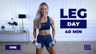 LEG DAY Workout with Dumbbells | Complex Series - Day 1