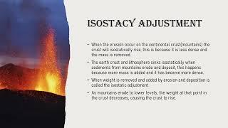 isostacy and isostacy adjustment