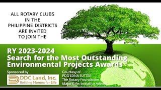 SEARCH FOR OUTSTANDING ENVIRONMENT PROJECTS AWARDS