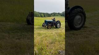 93yr old farmer mowing hay #farming #fordtractor #hay #cow #cows #ford #farm #farmer #farmlife