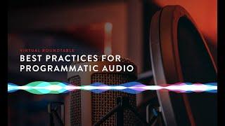 AUDIENCEX Virtual Panel: Best Practices for Programmatic Audio