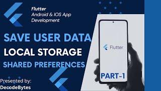 Flutter Save Data Locally with Shared Preferences| local storage| Mobile Storage| #fluttertutorial