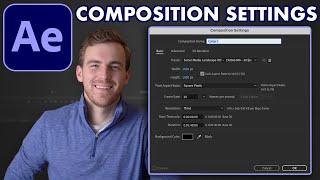 Adobe After Effects Tutorial (2023) - Composition Settings and Export Settings