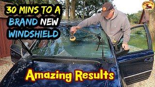 How To Easily Buff a WINDSHIELD To a DIAMOND SHINE!