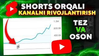 SHORTS ORQALI 1 OYDA 10 MING OBUNACHI YIG'ISH | TOP 3 TA SHORTS MAVZU