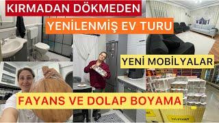 İNANILMAZ EV DEĞİŞİMİKIRMADAN DÖKMEDENİNDİRİMDEN HEM GELİNİMEHEM DE KENDİME ALDIM KOMŞUM PİŞMAN