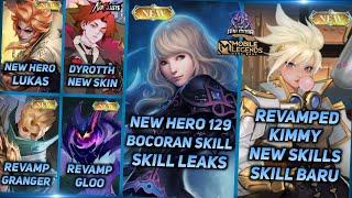 REVAMPED KIMMY NEW SKILLS, NEW HERO 129 MAGE SKILLS, REVAMP GLOO, NEOBEASTS SKIN- MLBB UPCOMING SKIN