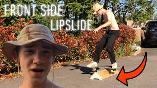 Learning How To Frontside Lipslide