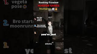 Ranking Funniest Horror Games Moments!! (This is so wacky)
