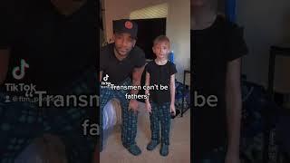 Transmen can’t be fathers? ️‍️ #shorts #transdad