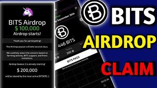 BITS Airdrop Withdrawal Process|BITS Airdrop Price Listing| BITS Airdrop Claim |How to withdraw Bits