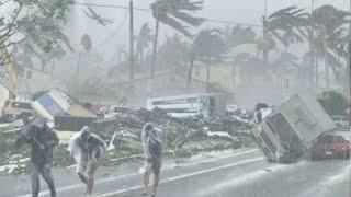 Mass evacuation in Vietnam! Super typhoon yagi with 203 km/h winds destroys buildings and homes