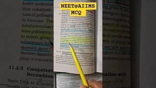 46-BIOTECHNOLOGY PRINCIPLES AND PROCESSES NCERT BASED QUESTION PRACTICE#NEET#AIIMS DELHI MOTIVATION