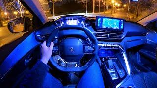 New PEUGEOT 5008 (2021) - NIGHT POV test drive & FULL REVIEW (Facelift  Blue HDi 130 HP EAT8)