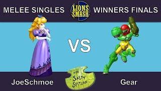 The Salty Spitoon #2 SSBM Singles - JoeSchmoe (Peach) vs. Gear (Samus/Luigi) - Winners Finals