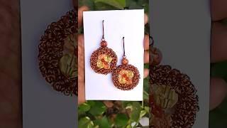 beautiful prepared copper wire work.
