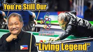 EFREN "BATA" REYES BRONZE AT 65 FROM A 38 YEARS OLD VIETNAMESE AT SEA GAMES 2019 BILLIARDS ( CAROM )