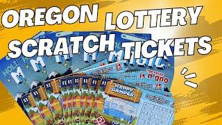 Scratch Off Tickets Holiday Magic Happy Camper! Oregon Lottery Scratch Offs #scratch  #scratchers