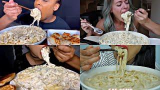 ASMR Best *Creamy Pasta* Mukbang | Eating Sounds