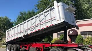 1997 J&J TRUCK BODIES & TRLRS 30' ALUMINUM DUMP TRAILER For Sale