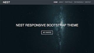 Bootstrap 4 Responsive Website Theme - Start To Finish - Bootstrap 4, HTML5, CSS3