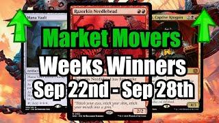 MTG Movers Of The Week! Sep 22 - Sep 28th | Duskmourne Release Shakes Up Market Razorkin Needlehead