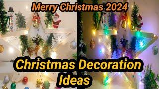 Christmas Decoration Ideas From Cardboard  and Ice-cream Sticks - Diy Craft - Merry Christmas 2024