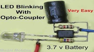 Led Blinking With OptoCoupler / led flasher module