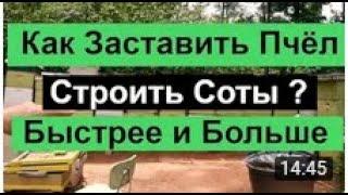 Beekeeping №111 Как заставить пчёл тянуть вощину Лучше и быстрее? Советы старых пчеловодов- пасека