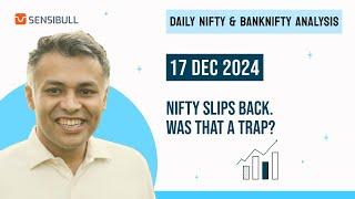 NIFTY & BANK NIFTY Analysis for Tomorrow | Stock Market Outlook | 17 December 2024, Tuesday