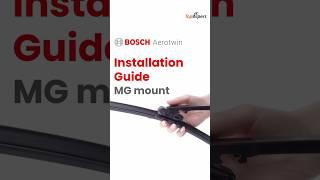 Bosch Aerotwin MG Mount Install (Fast Tutorial) #bosch #aerotwin #wiper #howtoinstall #fit #mount