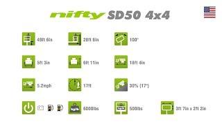 SD50 4x4 Snapshot | Self-Drive Boom Lift from Niftylift