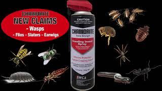 NEW Label:CHAINDRITE Extra Strength Aerosol is now approved to control Wasps, Flies, Slaters, Earwig