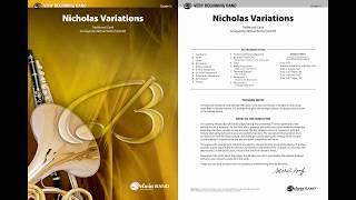 Nicholas Variations, arr. Michael Kamuf – Score & Sound