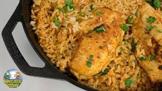 The best one pot Chicken and rice / Easy homemade Chicken with Rice recipe