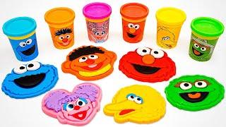 Crea Amigos de Sesame Street con Play Doh | Aprende Colores y Formas | Video Infantil